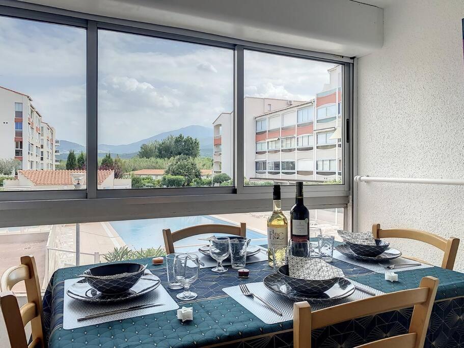 La Brise Marine ~ 300M Mer~Piscine~Clim~Wifi~Calme Argelès-sur-Mer Exterior foto